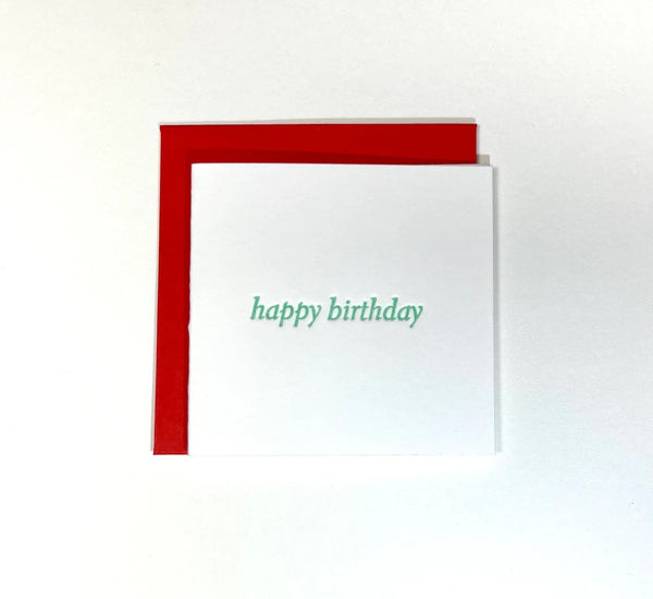 Happy Birthday Tiny Card