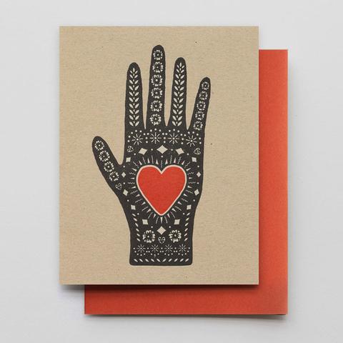 Heart in Hand card