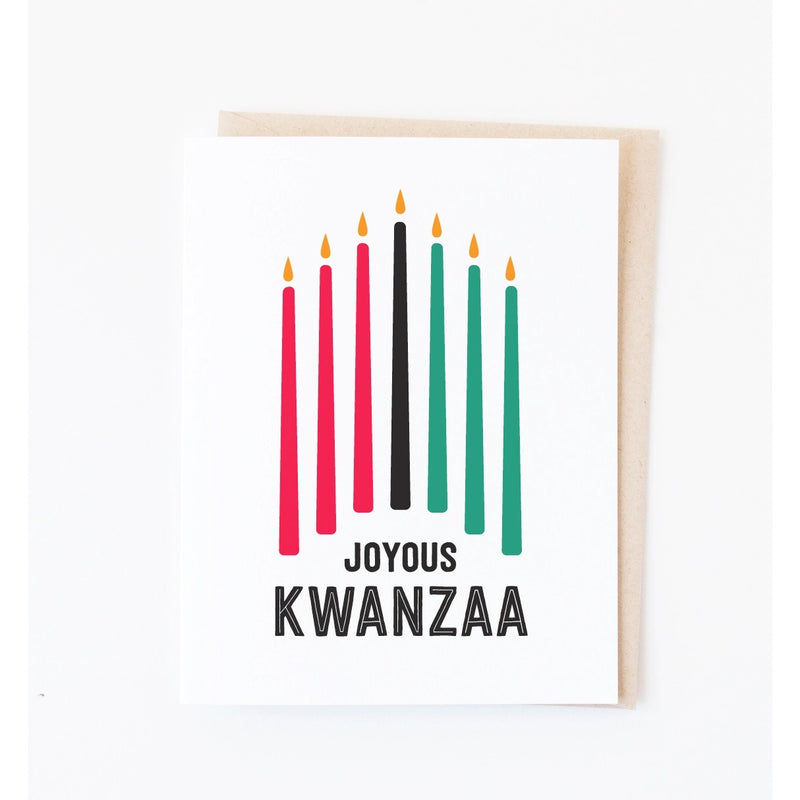 Jpuyous Kwanzaa Candles Card