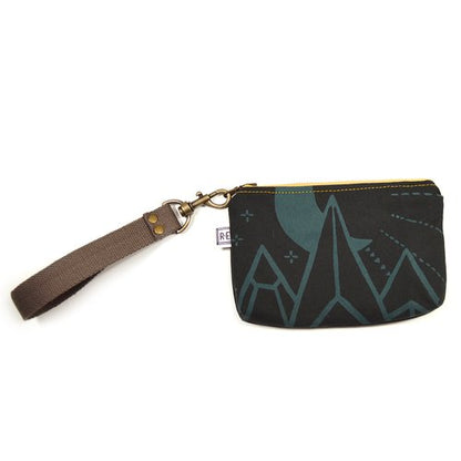 Mini Wristlet in "Moonbeam" Print