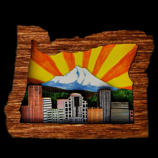 Oregon Diorama Magnets