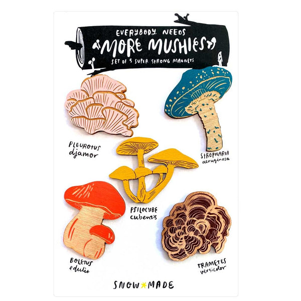 Mushroom Magnet -Set of 5 *Series 2*