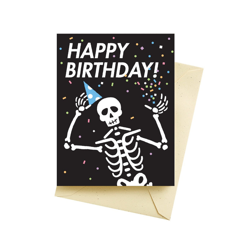 Skeleton Confetti Birthday