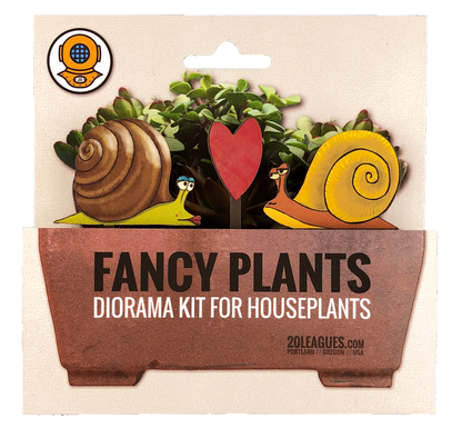 Fancy Plants Snail Love Diorama Kit