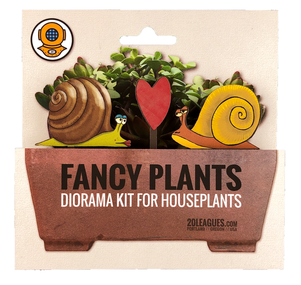 Fancy Plants Snail Love Diorama Kit