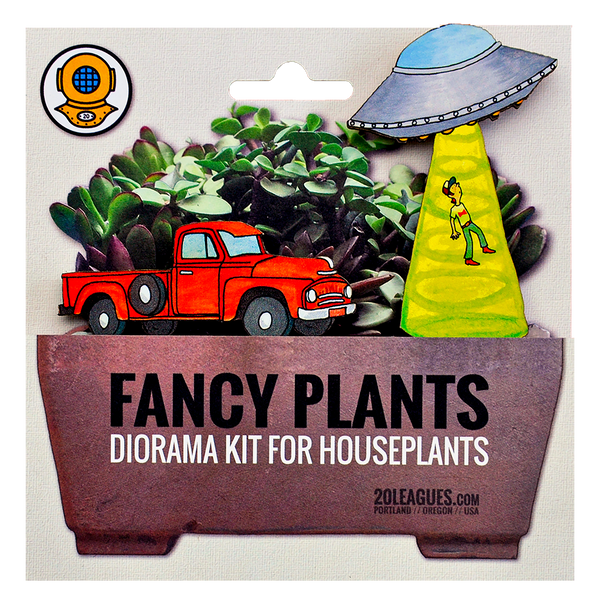 Fancy Plants UFO Abduction Diorama Kit