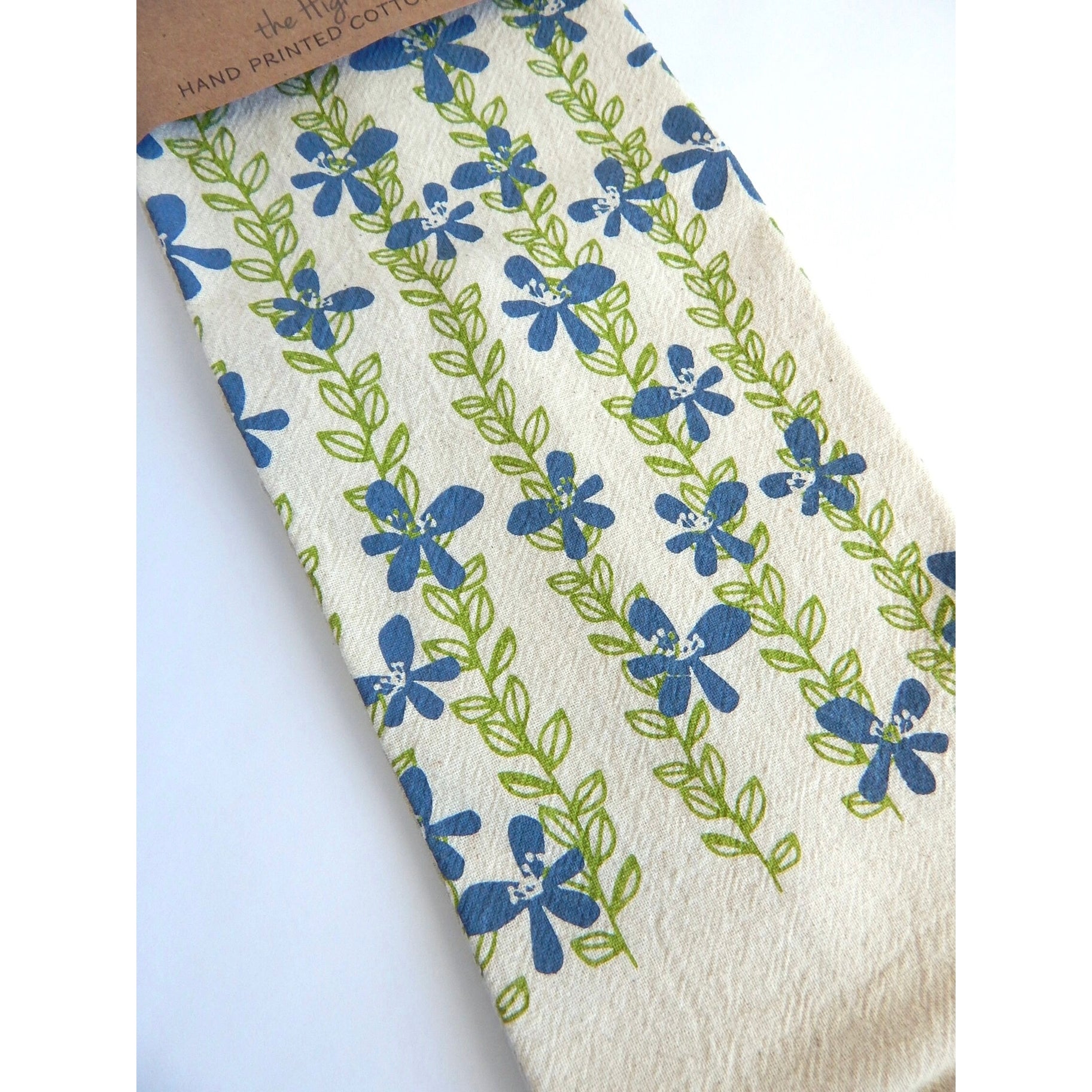 Floral Vine Kitchen Towel, Tea Towel