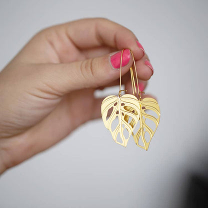 Monstera Adansonii Earrings