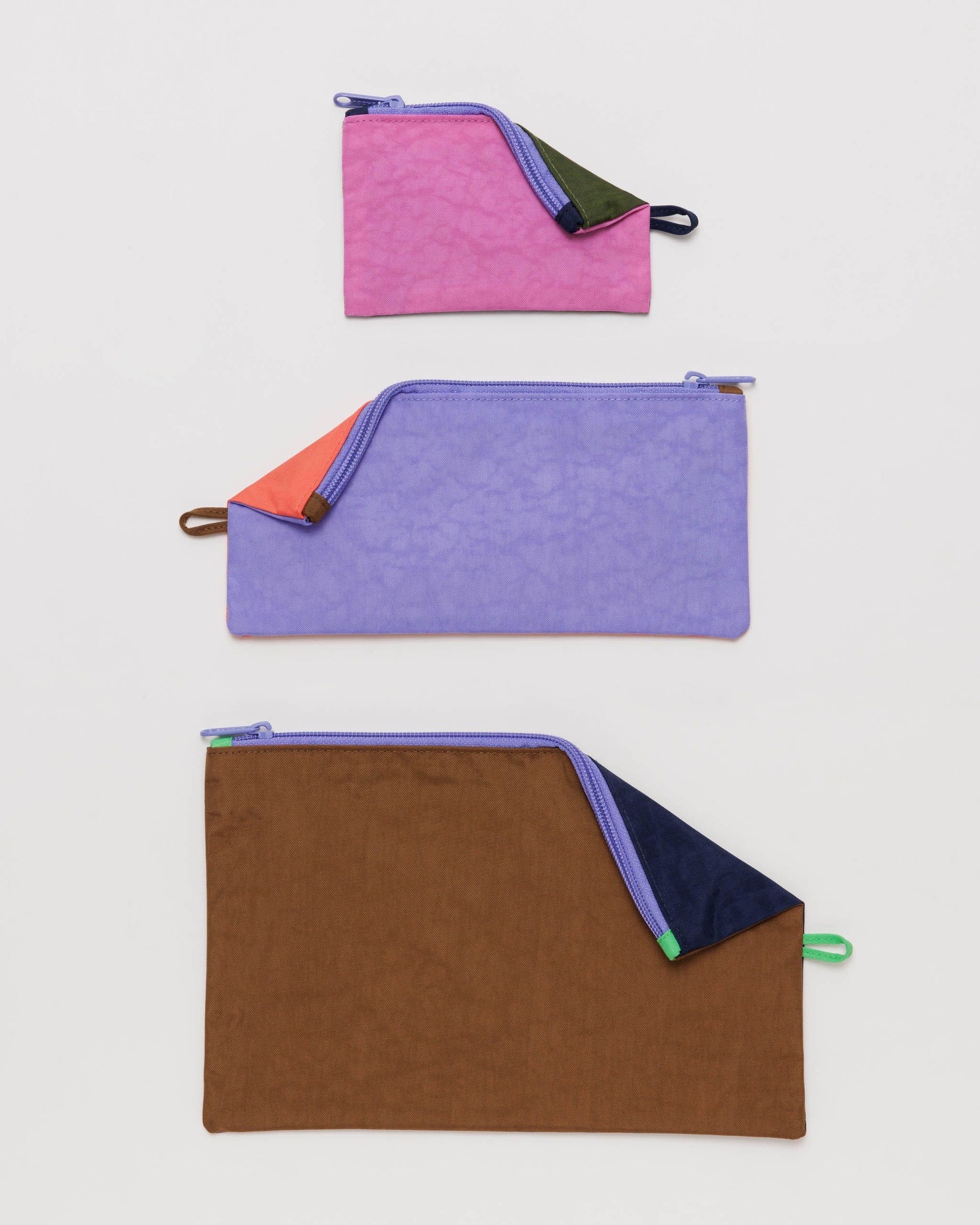 Flat Pouch Set- Various Colors