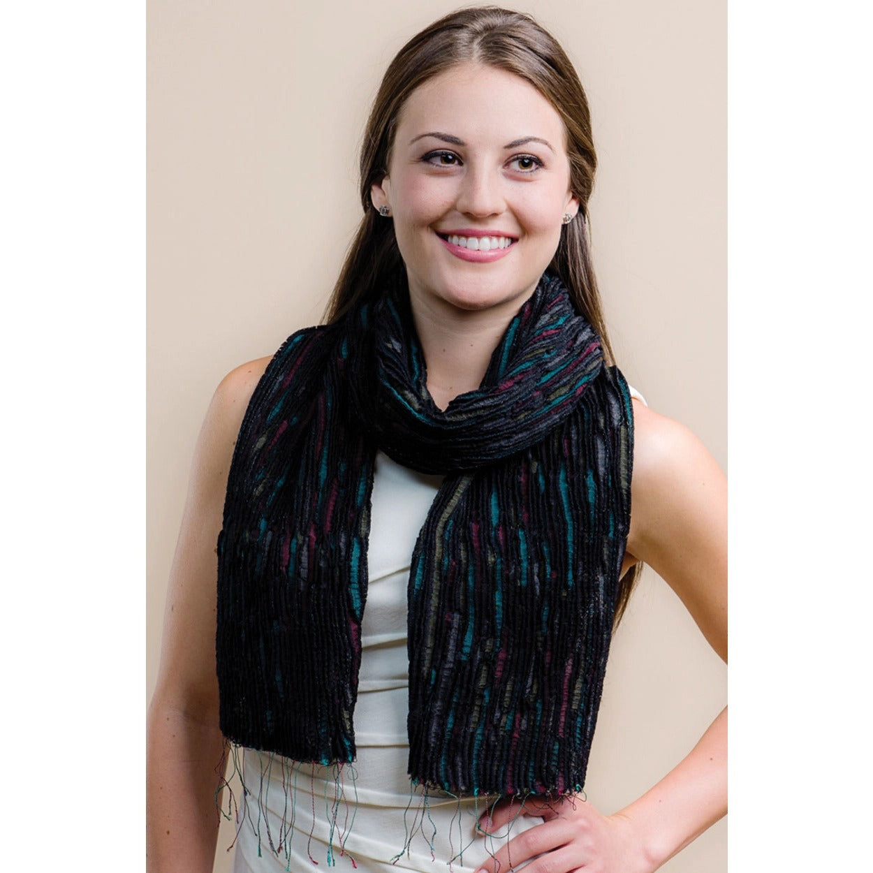 Silk and Wool Scarf