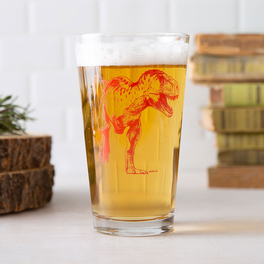 T-Rex Pint Glass