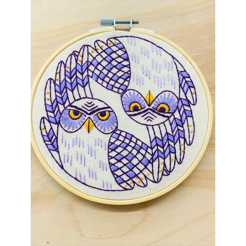 Owls Embroidery Kit