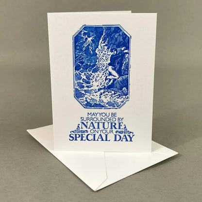 "May you be surrounded by Nature on your Special Day"   Card