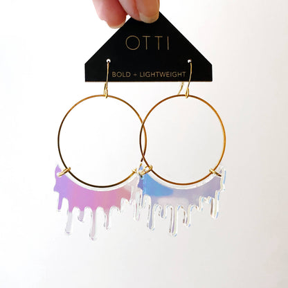 Slime Hoops in Iridescent