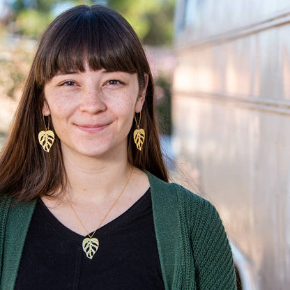 Monstera Adansonii Earrings