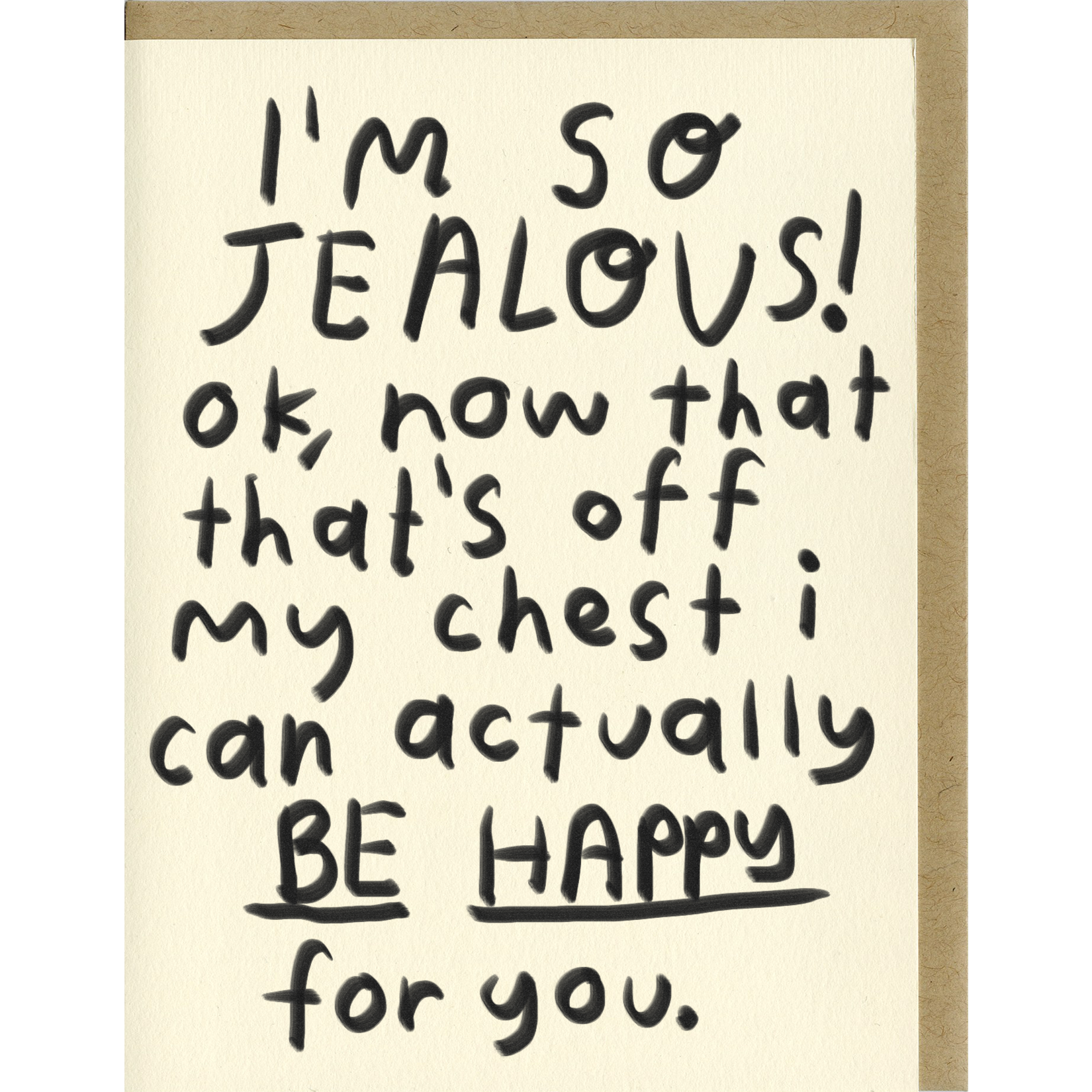 Jealous Congrats Card