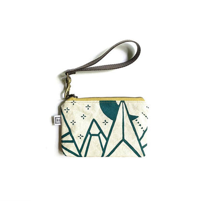 Mini Wristlet in "Moonbeam" Print