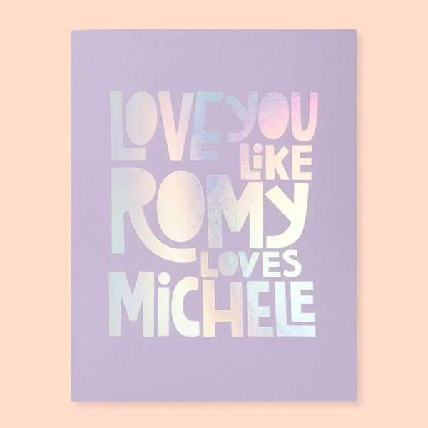 Romy & Michele Card
