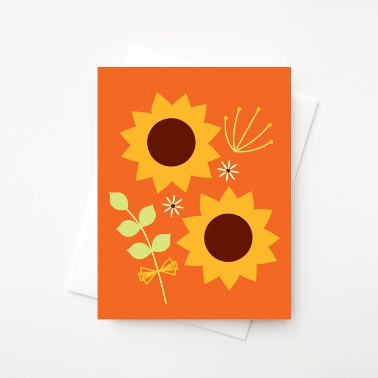 Fall Sunflower Card