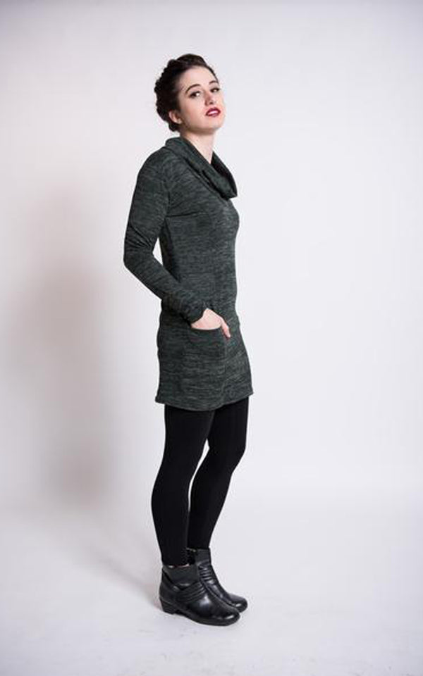 Melina Tunic in Forest Green