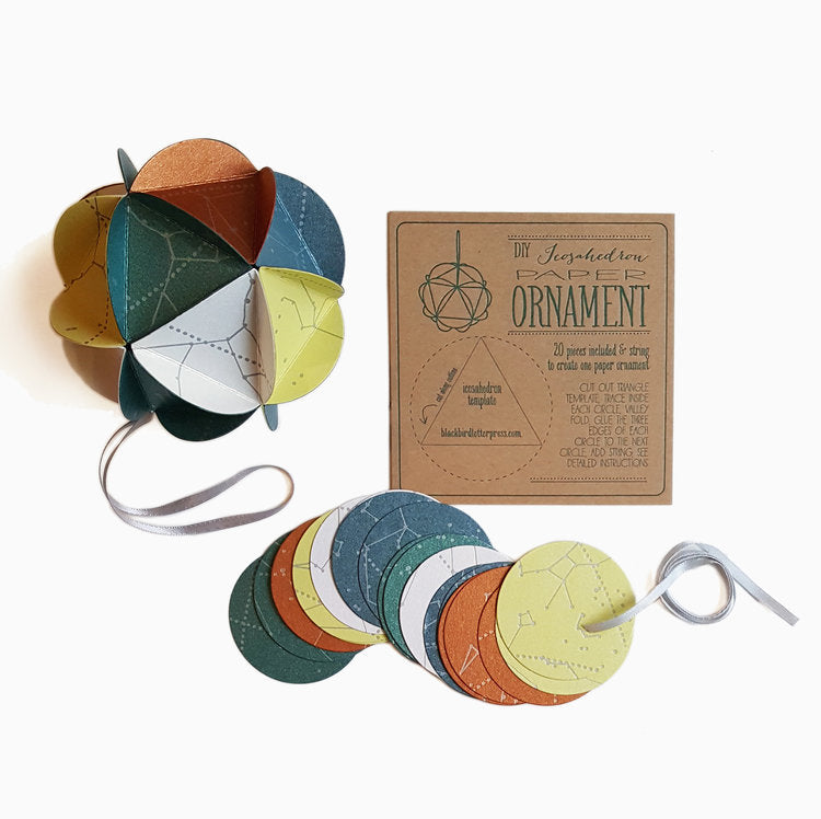Icosahedron DIY Ornament Kit
