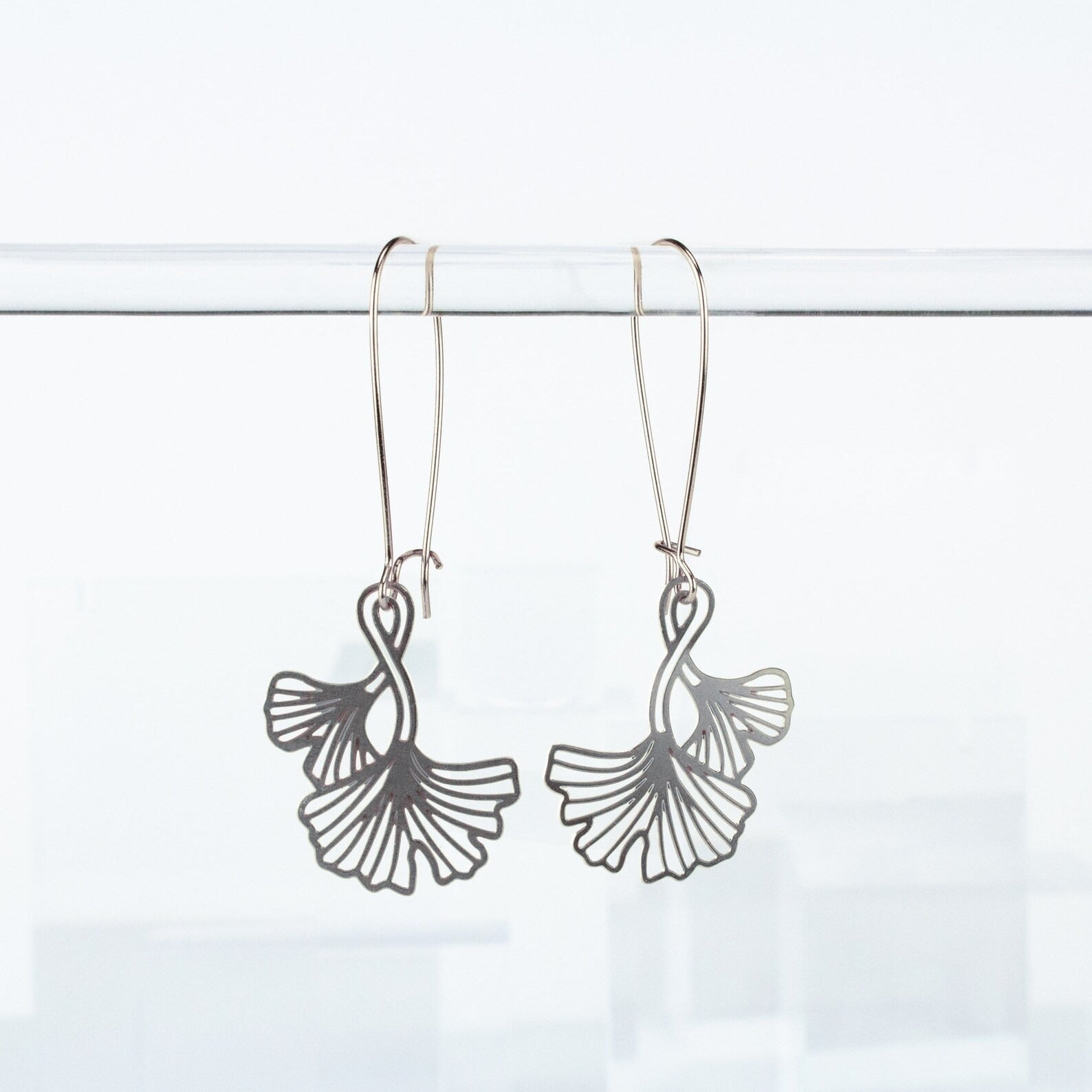 Ginkgo Leaf Earrings