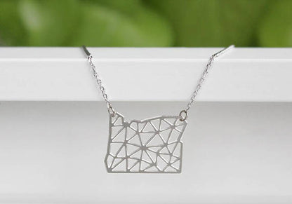 Geometric Oregon Necklace - UnionRose