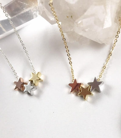 Three Stars Necklace