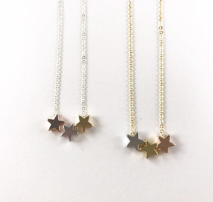 Three Stars Necklace