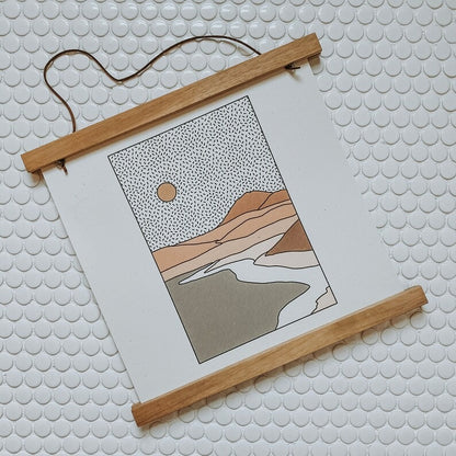 Magnetic Wooden Poster Frame