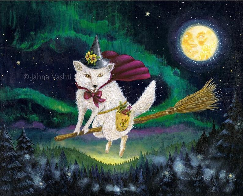 Moon Fox Magick Card