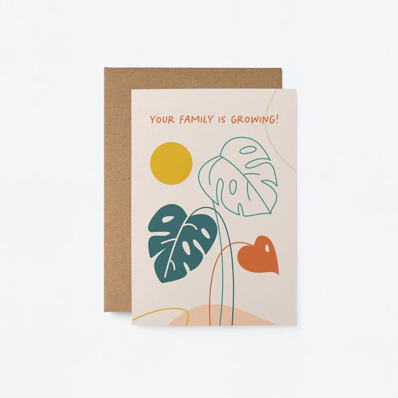 YOUR FAMILY IS GROWING - BABY CARD