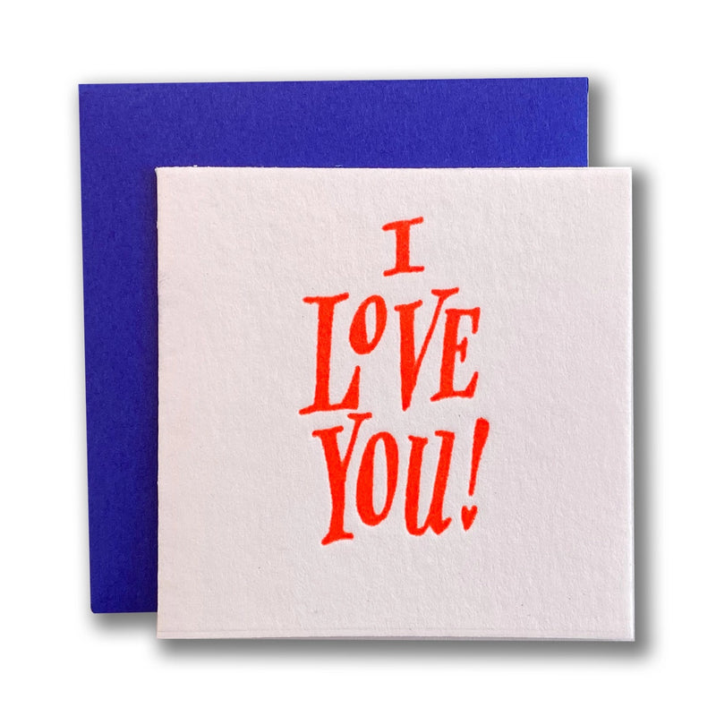 I Love You! Tiny Card