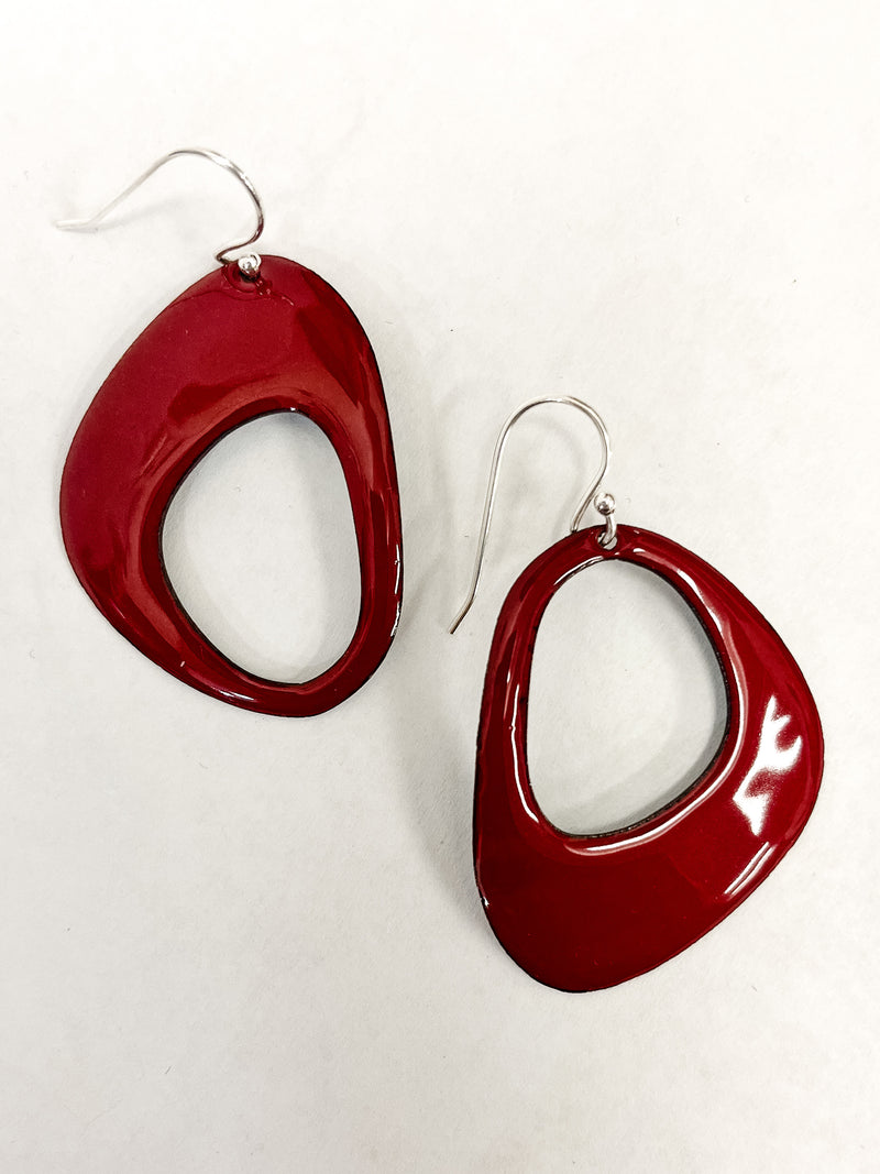 Asymmetrical Retro Earrings