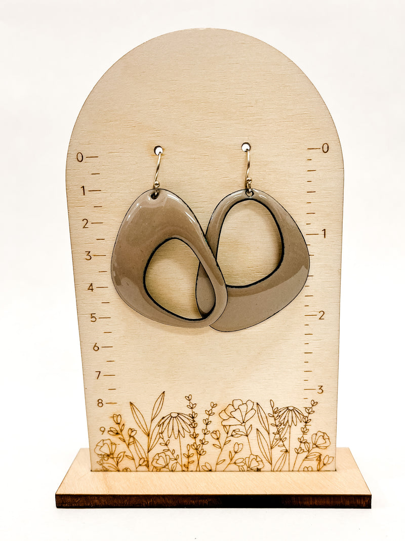 Asymmetrical Retro Earrings