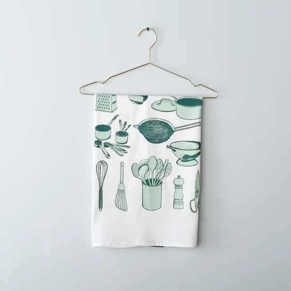 Kitchen Utensils Tea Towel