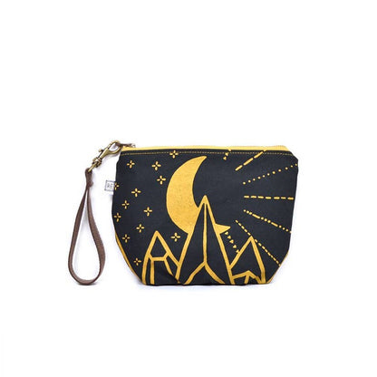 Large Wristlet in "Moonbeam" Print