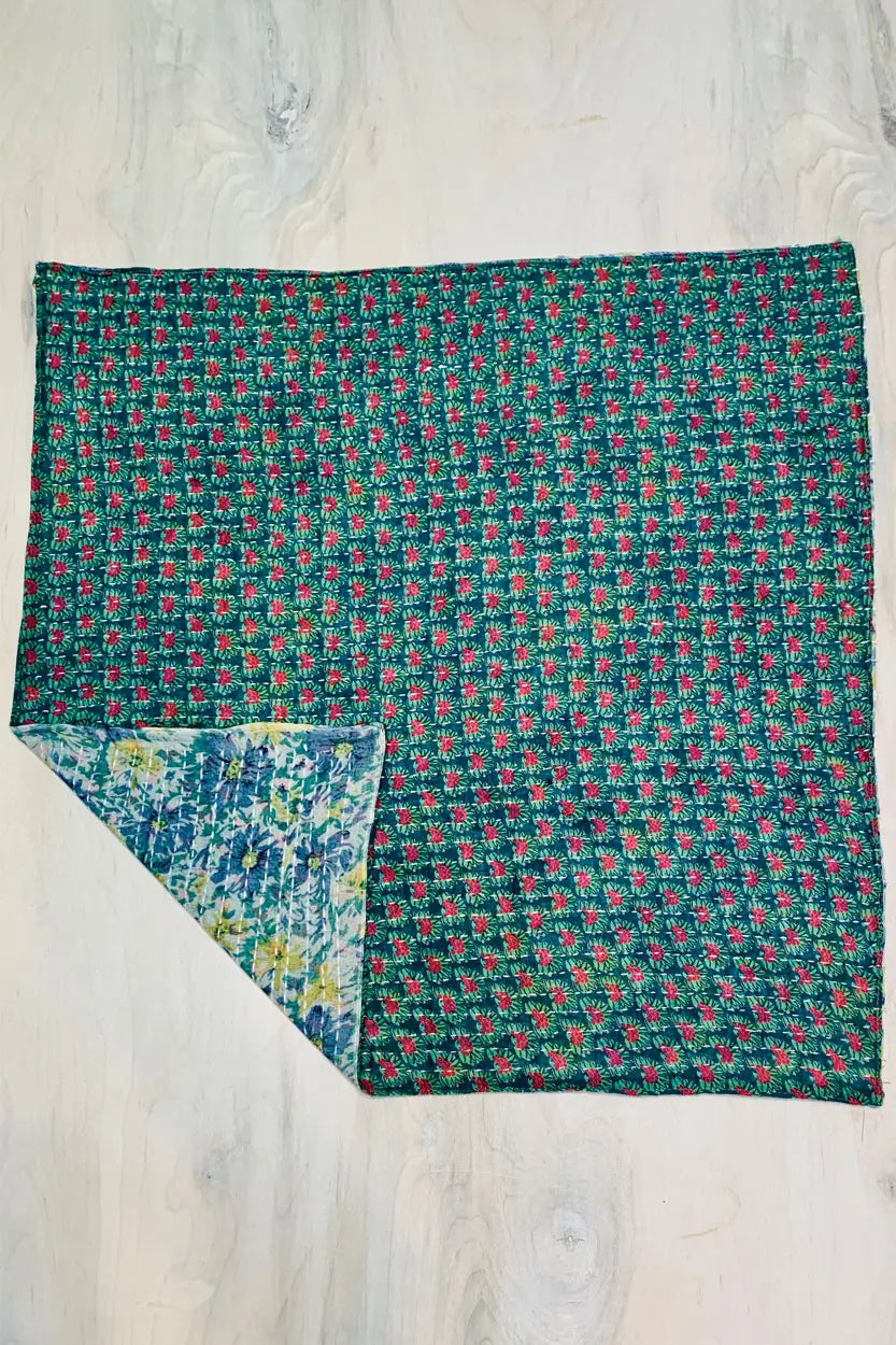 Handmade Kantha Cloth Napkin Set of 4