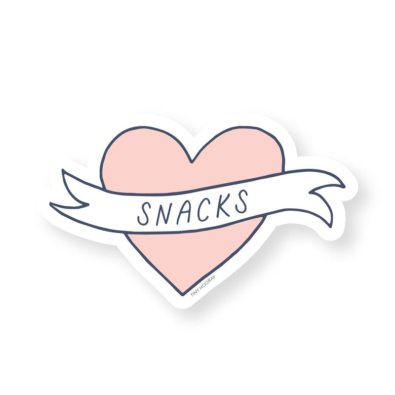 <3 Snacks Sticker