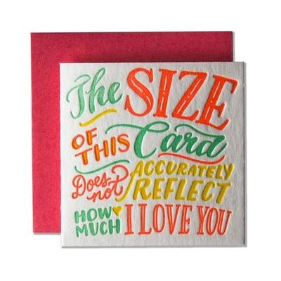 Tiny I Love You Card