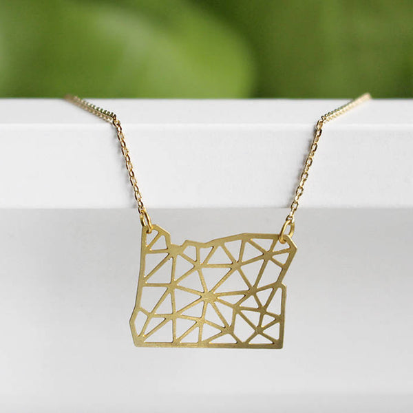 Geometric Oregon Necklace - UnionRose